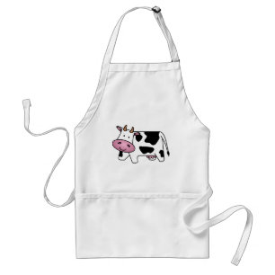 Lycklig Cow Förkläde