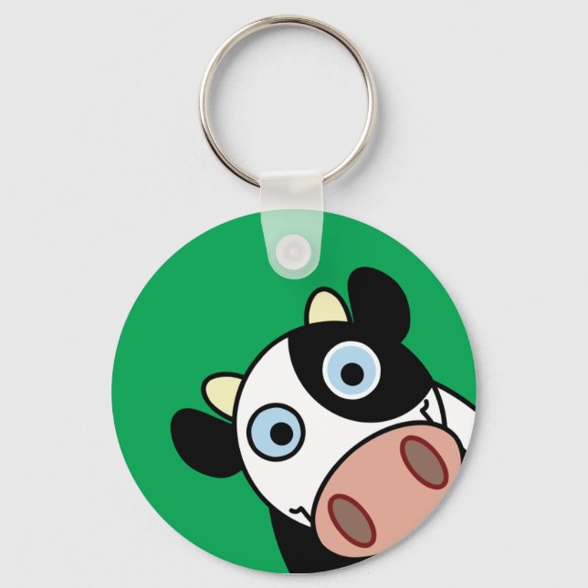 LYCKLIG COW KEYCHAIN NYCKELRING (Framsida)
