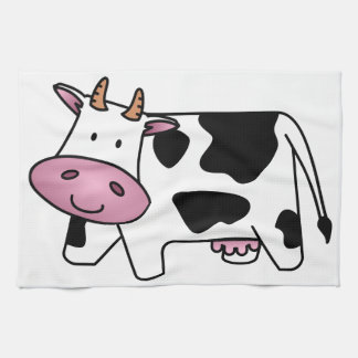 Lycklig Cow Kökshandduk