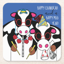 Lycklig Cows Chanukah