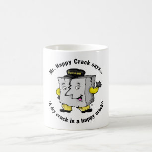 Lycklig Crack-kaffe mugg