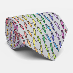 Lycklig Crayon Pals Neck Tie Slips