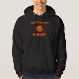 Lycklig creepy Halloween Hoodie