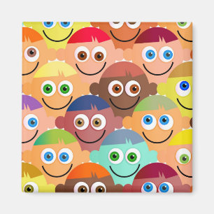 Lycklig Crowd Magnet