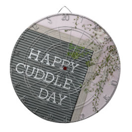 Lycklig Cuddle Day (Warm Hugs och Loving Snuggles) Darttavla