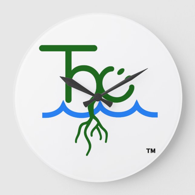 Lycklig Cultivator™ Clock Stor Klocka (Framsida)