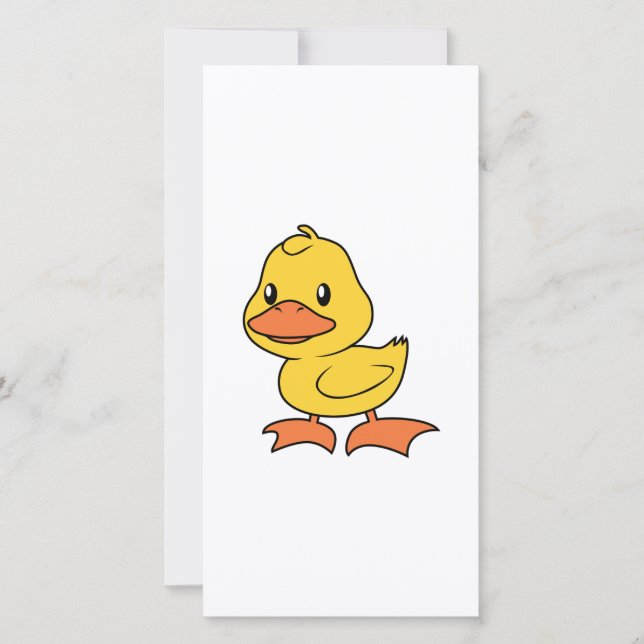 Lycklig Cute Gult Duckling (Framsida)