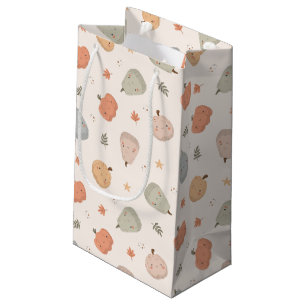 Lycklig Cute Pumpkin Mönster - Gift Bag