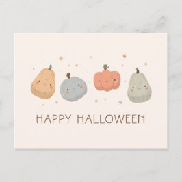 Lycklig Cute Pumpkin-vykort Vykort