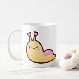 Lycklig Cute Slug Kaffemugg