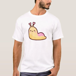 Lycklig Cute Slug T Shirt