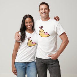 Lycklig Cute Slug T Shirt