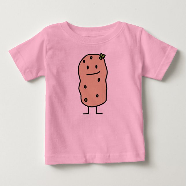 Lycklig Cute Smiling Potato Tröja (Framsida)