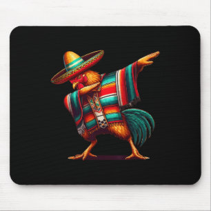 Lycklig Dabbing Mexican Chicken Cinco De Mayo Älsk Musmatta