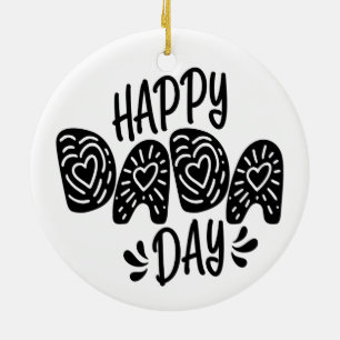 Lycklig Dada-dagen Lycklig Fars dag Ornament