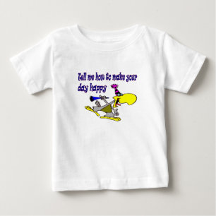 lycklig dag baby t shirt