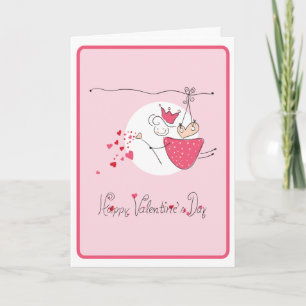 Lycklig dag för valentin` s helgkort
