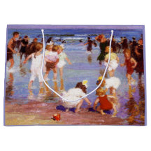 Lycklig-dagar vid stranden (av E.H. Potthast)