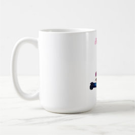 Lycklig-dagen, Cute Watercolor Art Kaffemugg