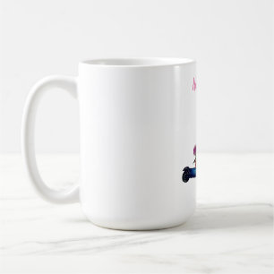 Lycklig-dagen, Cute Watercolor Art Kaffemugg