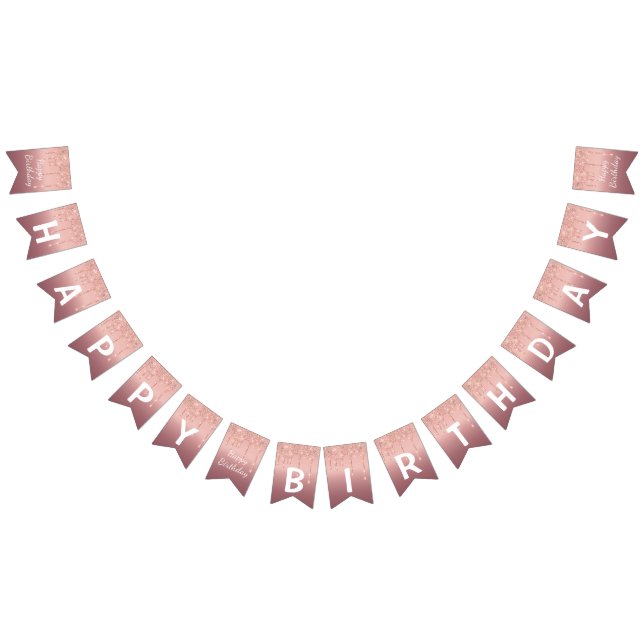 Lycklig-dagen - Ro Guld,  Glitter-Gnistran, Vimplar (Alla)