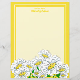 Lycklig Daisy Gult-Gult Pappra Lakan