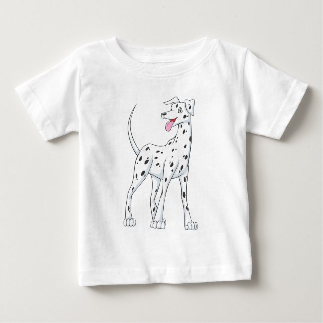 Lycklig Dalmatian Tee Shirt (Framsida)