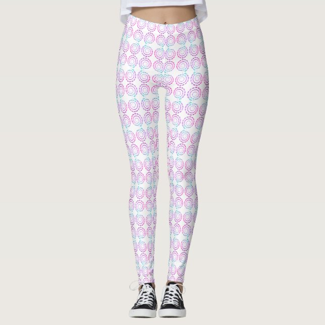 Lycklig damasker! leggings (Framsida)
