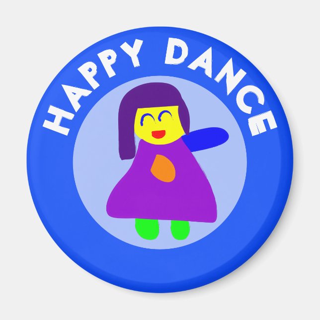 LYCKLIG DANCE MAGNET (Framsidan)