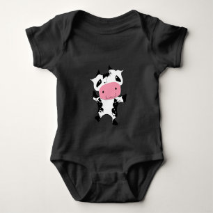 Lycklig Dancin'Cute Kawaii Cow - T-shirt