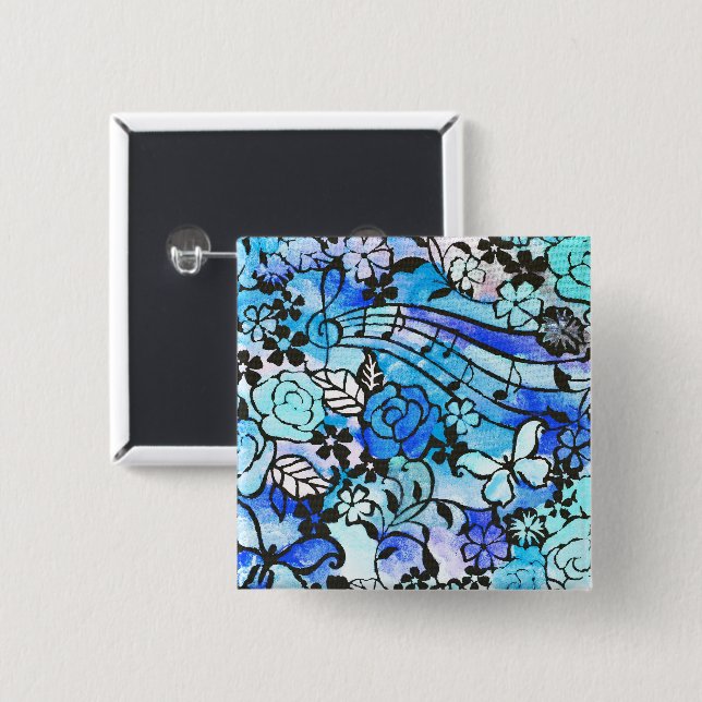 Lycklig Days är här igen Knapp (Framsida & baksida)