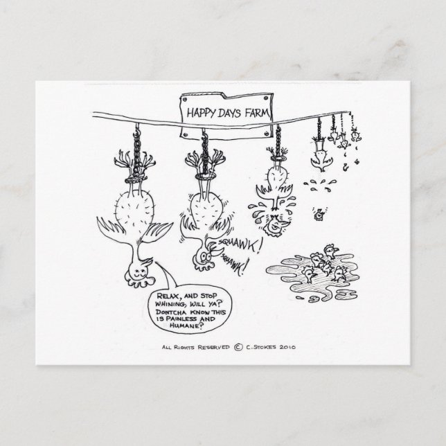 Lycklig Days Farm Vykort (Framsida)
