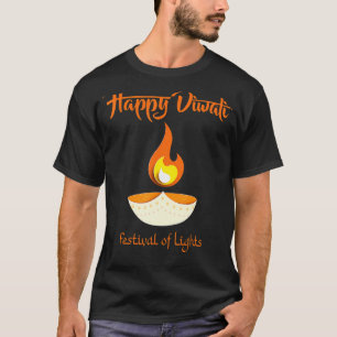 Lycklig Deepavali Diwali Festival Ljus for Indi T Shirt