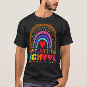 Lycklig den sista dagen i skolan med solglasströ t shirt