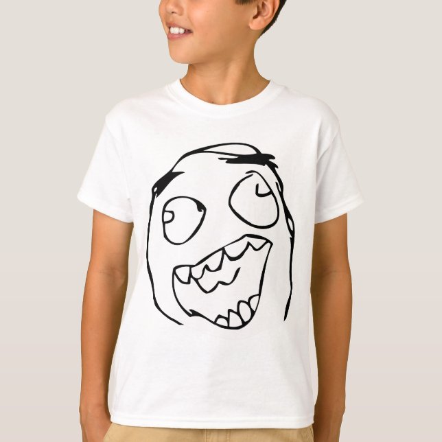 Lycklig derp - meme t-shirt (Framsida)