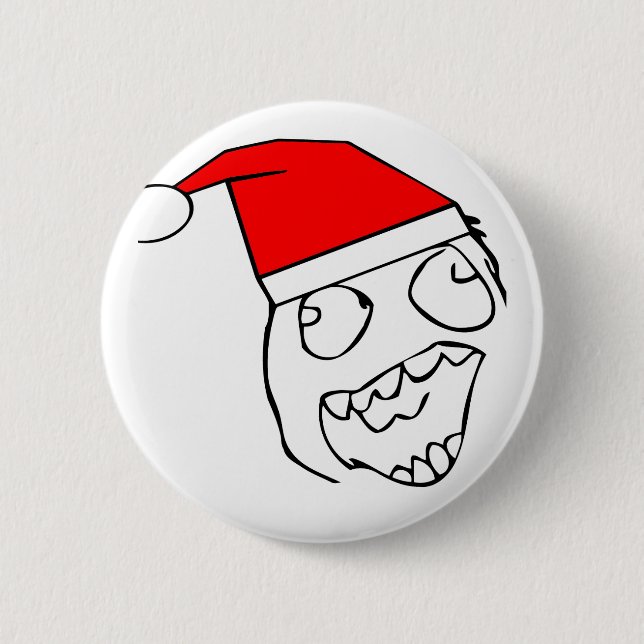 Lycklig derp santa - meme knapp (Framsida)