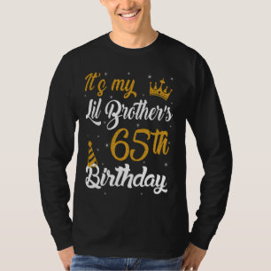 Lycklig Det är min broders 65e Birthday 1960 65 T Shirt