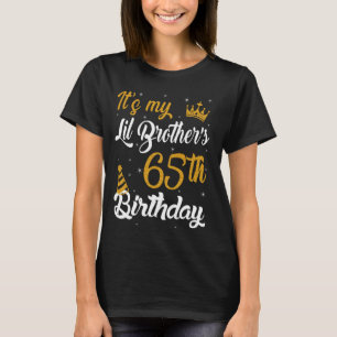 Lycklig Det är min broders 65e Birthday 1960 65 T Shirt