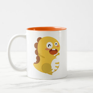 Lycklig Dino mugg för VIPKID