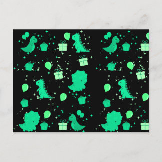 Lycklig Dinomight Birthday Vykort