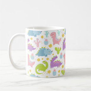 Lycklig Dinosaur Mugg