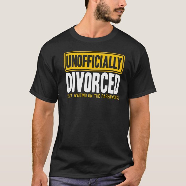 Lycklig Divorce Party som officiellt skilt från Pa T Shirt (Framsida)