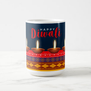 Lycklig Diwali Coffee Mugg