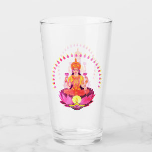 Lycklig Diwali - Deepalavi Lakshmi Goddess 1 Glaskopp