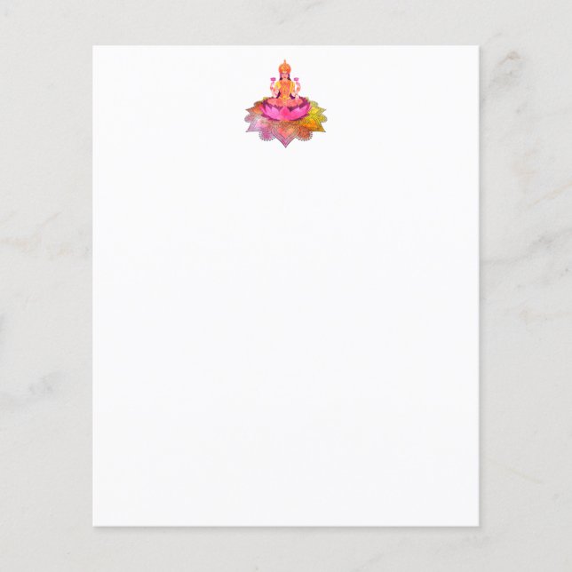 Lycklig Diwali - Deepalavi Lakshmi Goddess 4 (Framsida)