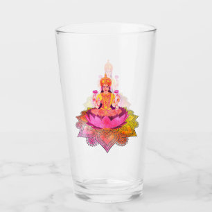 Lycklig Diwali - Deepalavi Lakshmi Goddess 4 Glaskopp