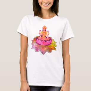 Lycklig Diwali - Deepalavi Lakshmi Goddess 4 T Shirt