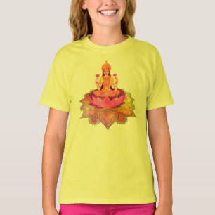 Lycklig Diwali - Deepalavi Lakshmi Goddess 4 T Shirt