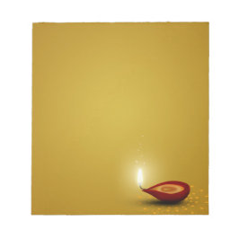 Lycklig Diwali Diya - Anteckningsblocket Anteckningsblock