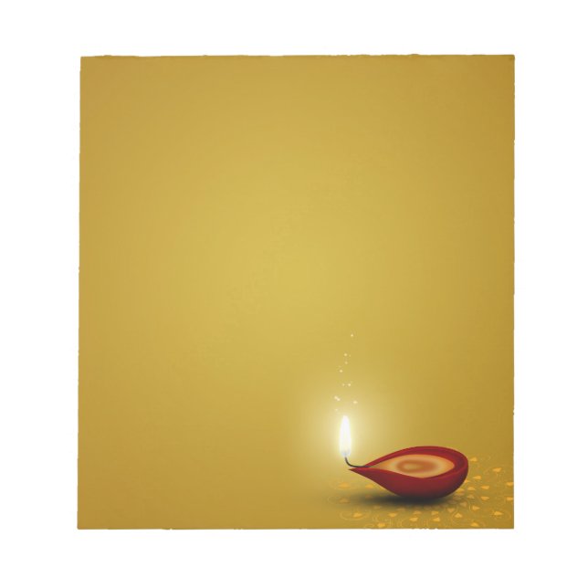 Lycklig Diwali Diya - Anteckningsblocket Anteckningsblock (Framsida)